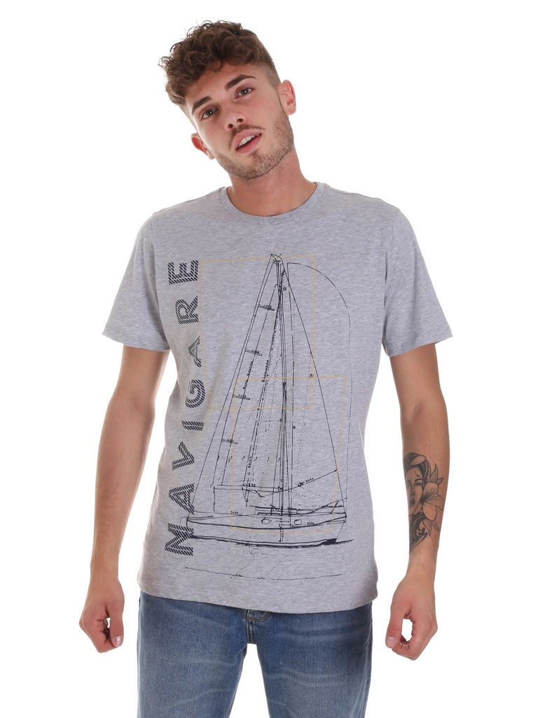 T-shirt Grigio Navigare