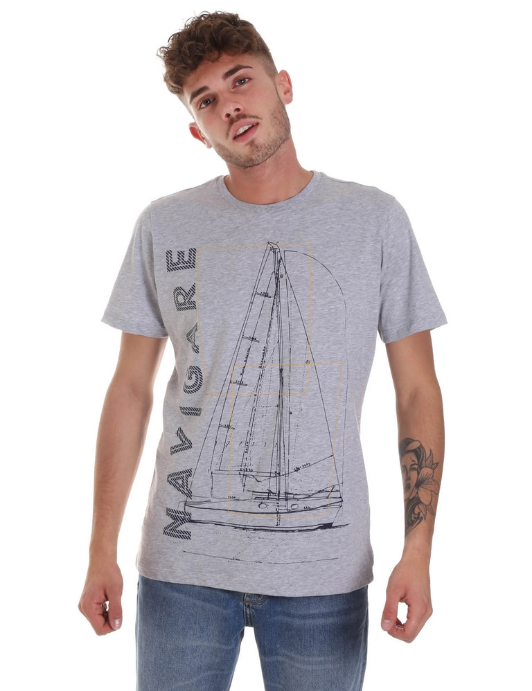T-shirt Grigio Navigare