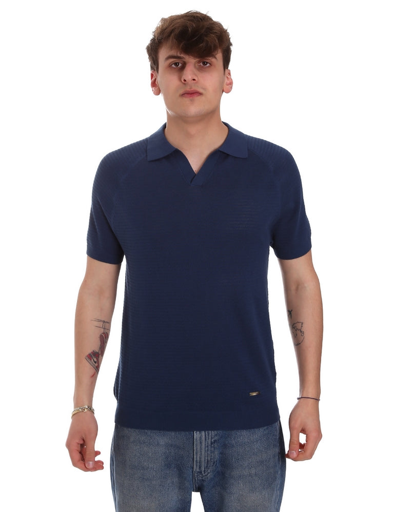 Polo Blu Gaudi Jeans