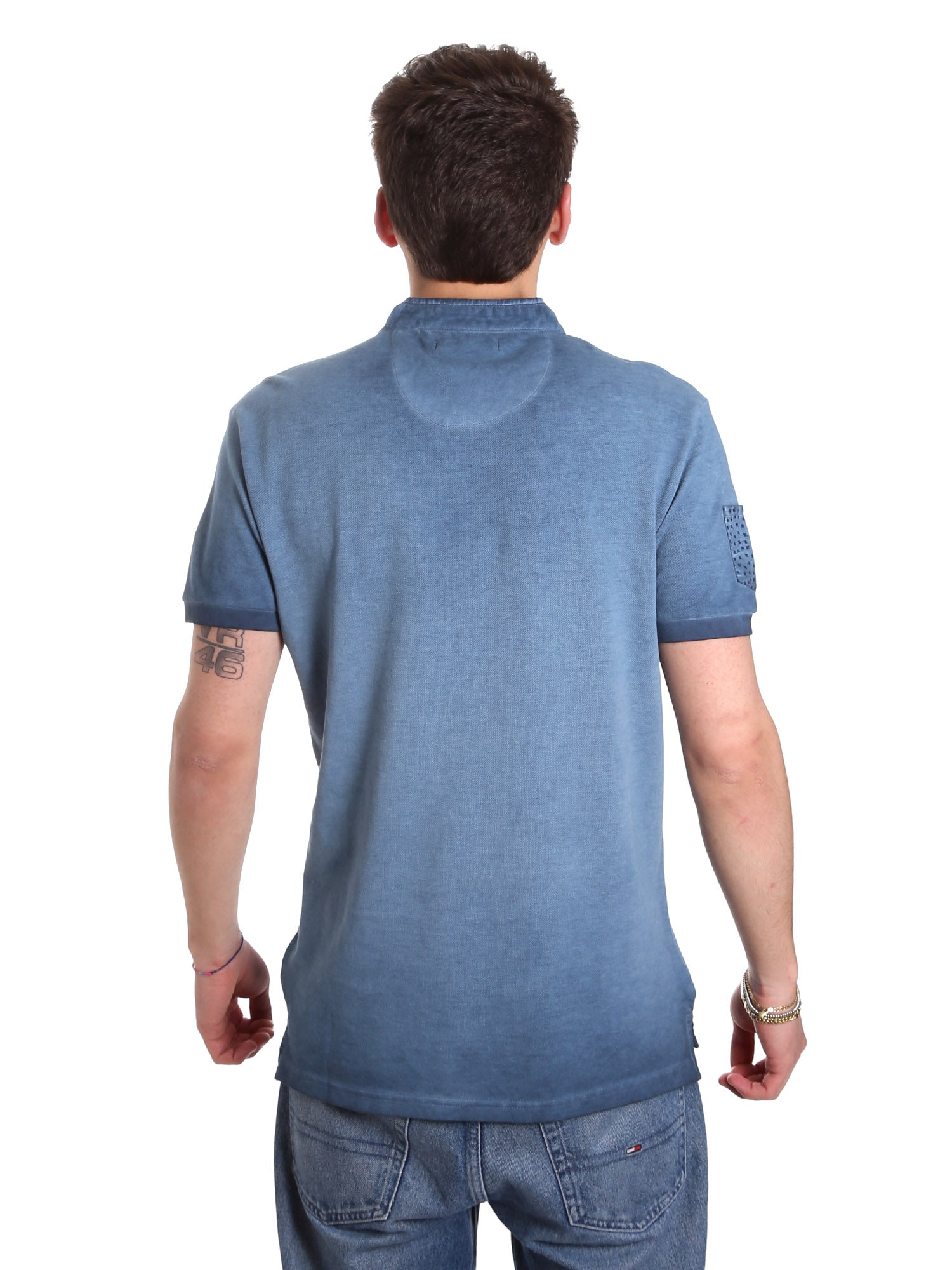 Polo Blu Gaudi Jeans