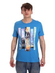 T-shirt Turchese Gaudi Jeans