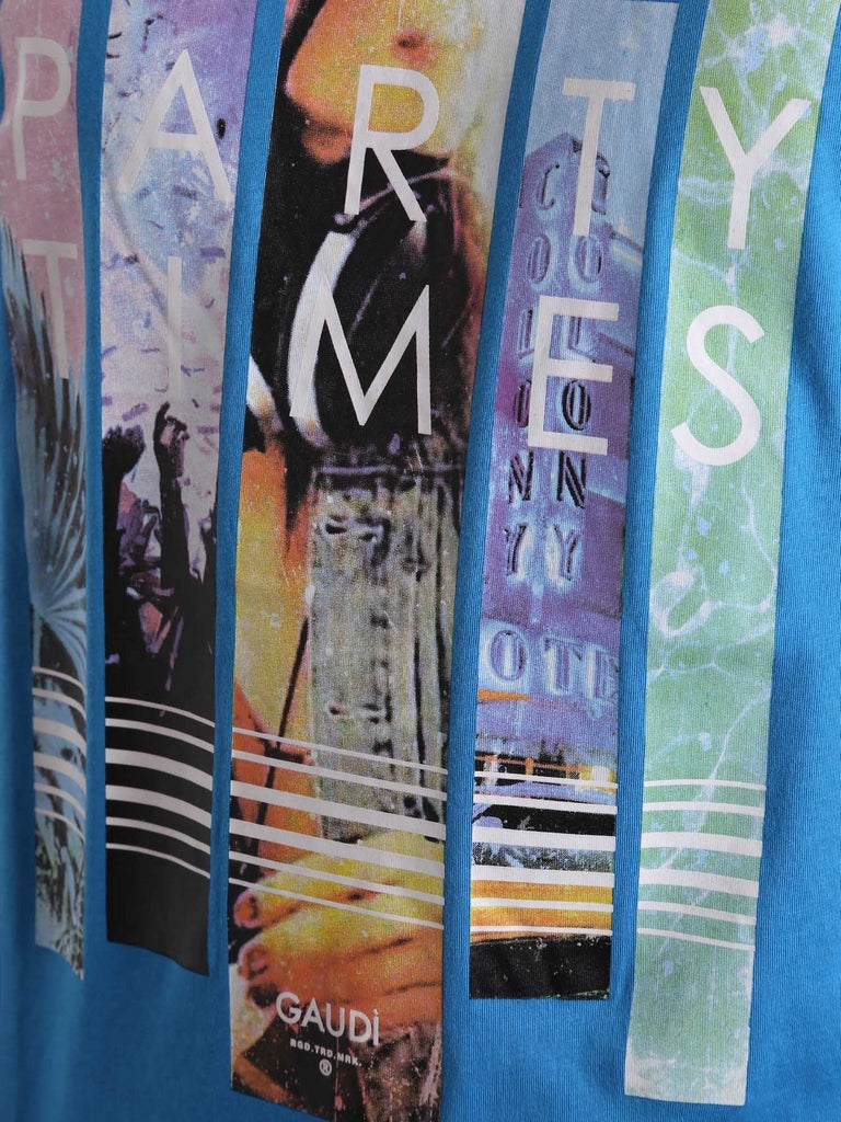 T-shirt Turchese Gaudi Jeans