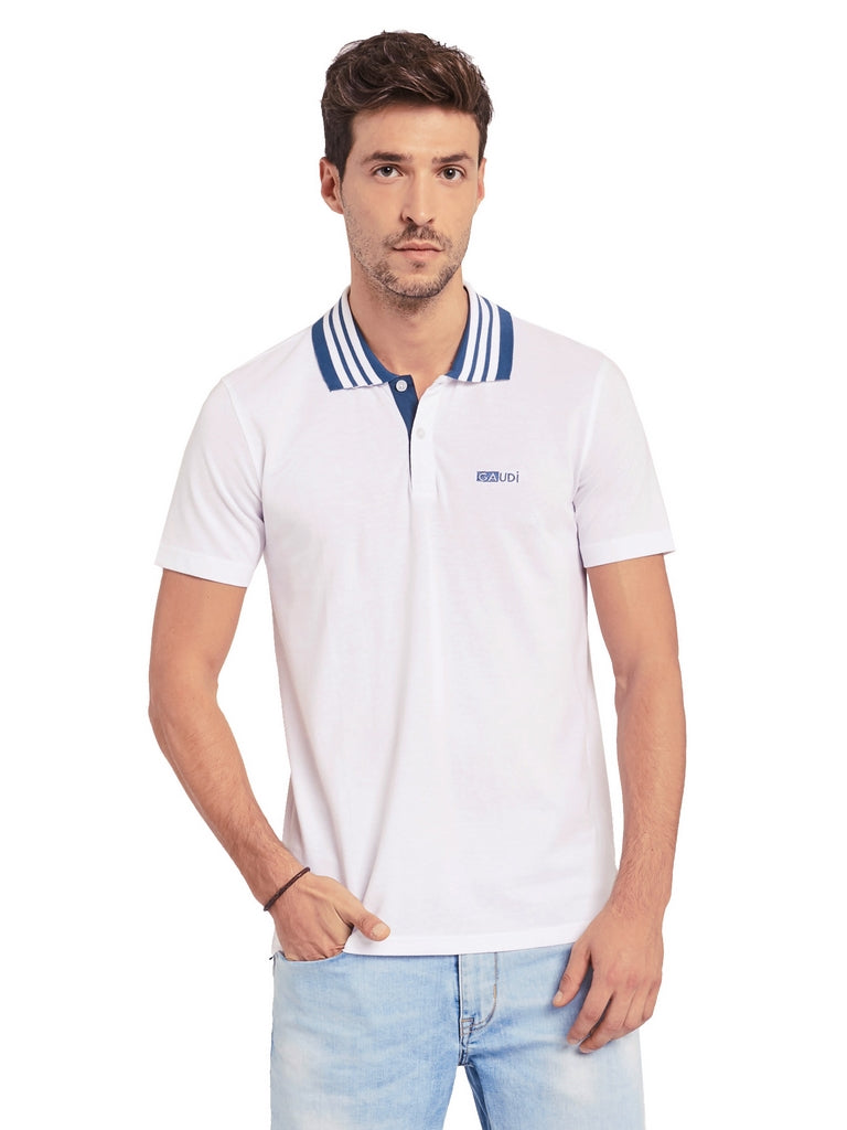 Polo Bianco Gaudi Jeans