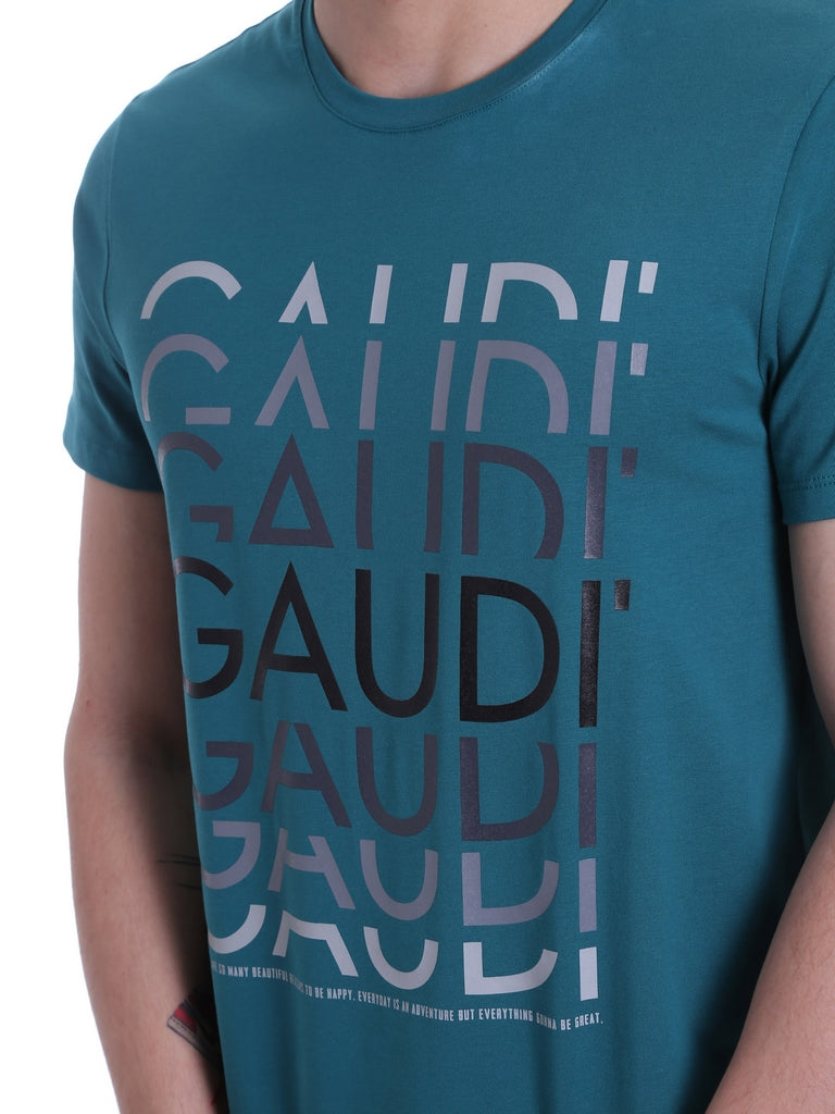 T-shirt Verde Gaudi Jeans