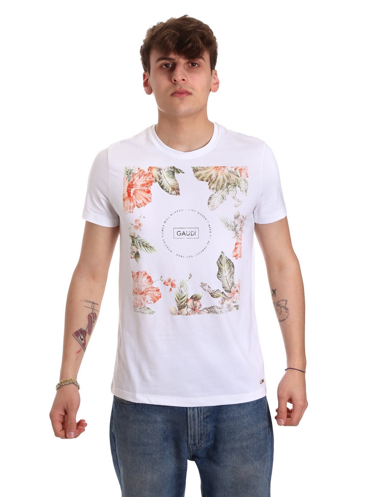 T-shirt Bianco Gaudi Jeans