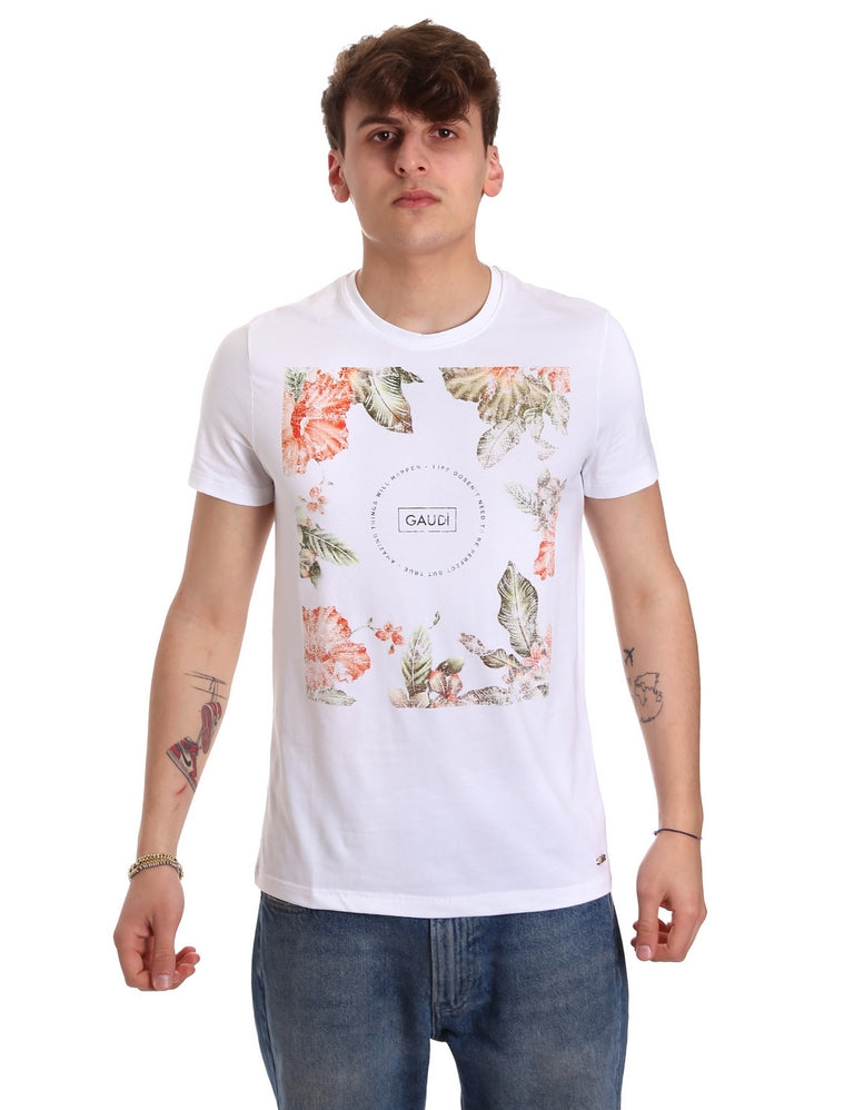 T-shirt Bianco Gaudi Jeans