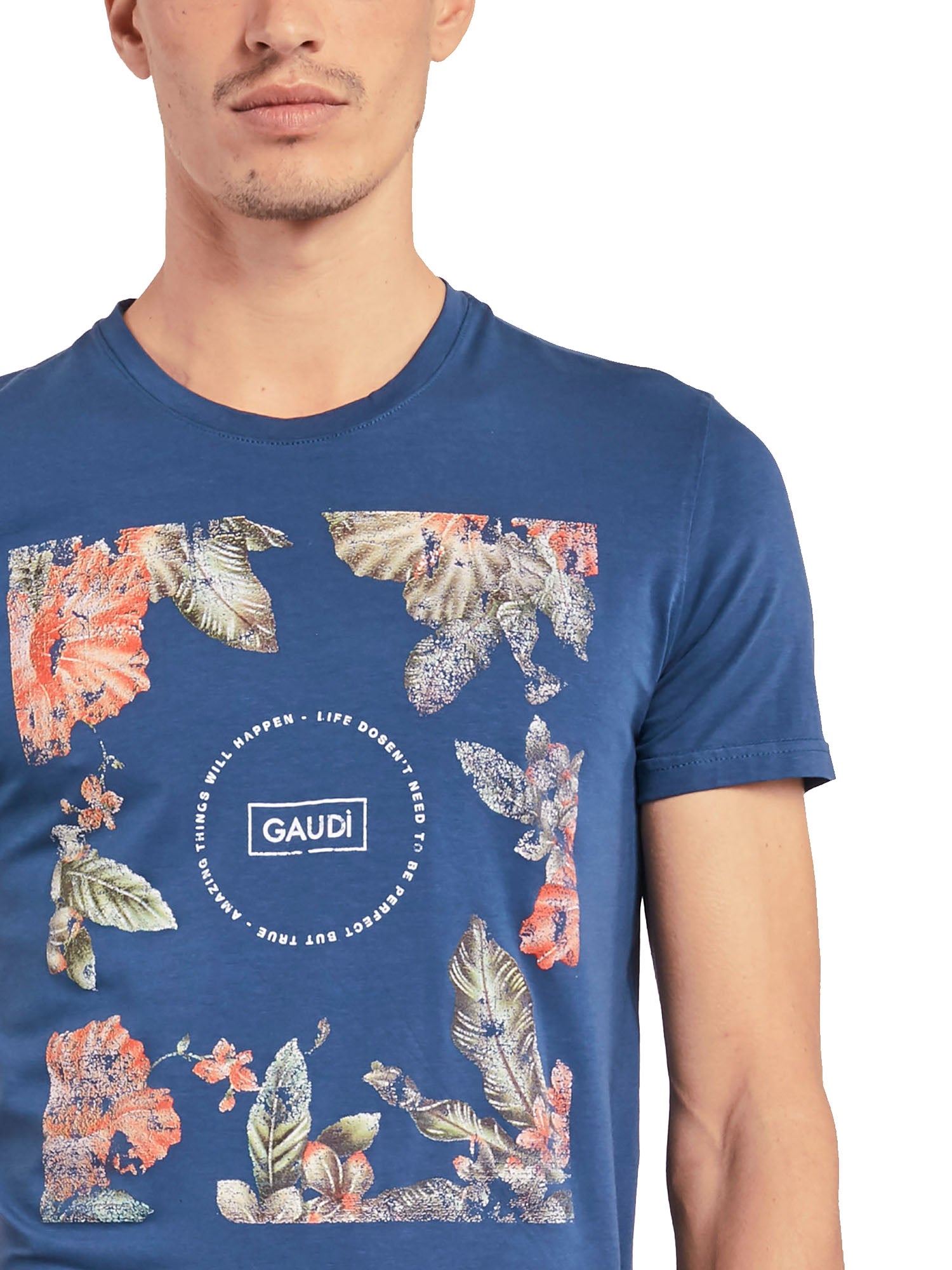 T-shirt Blu Gaudi Jeans