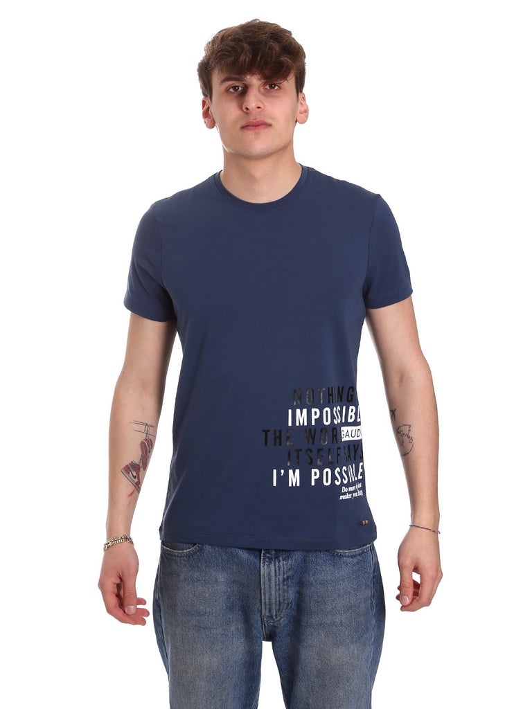 T-shirt Blu Gaudi Jeans