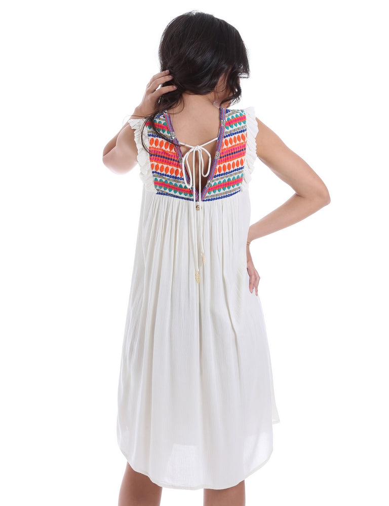 Vestiti Avorio Arancio Gaudi Jeans