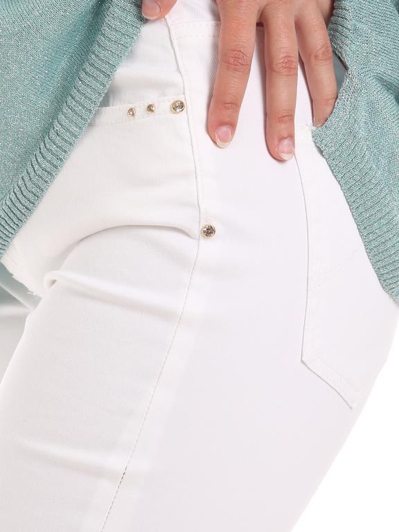 Pantaloni Bianco Gaudi Jeans