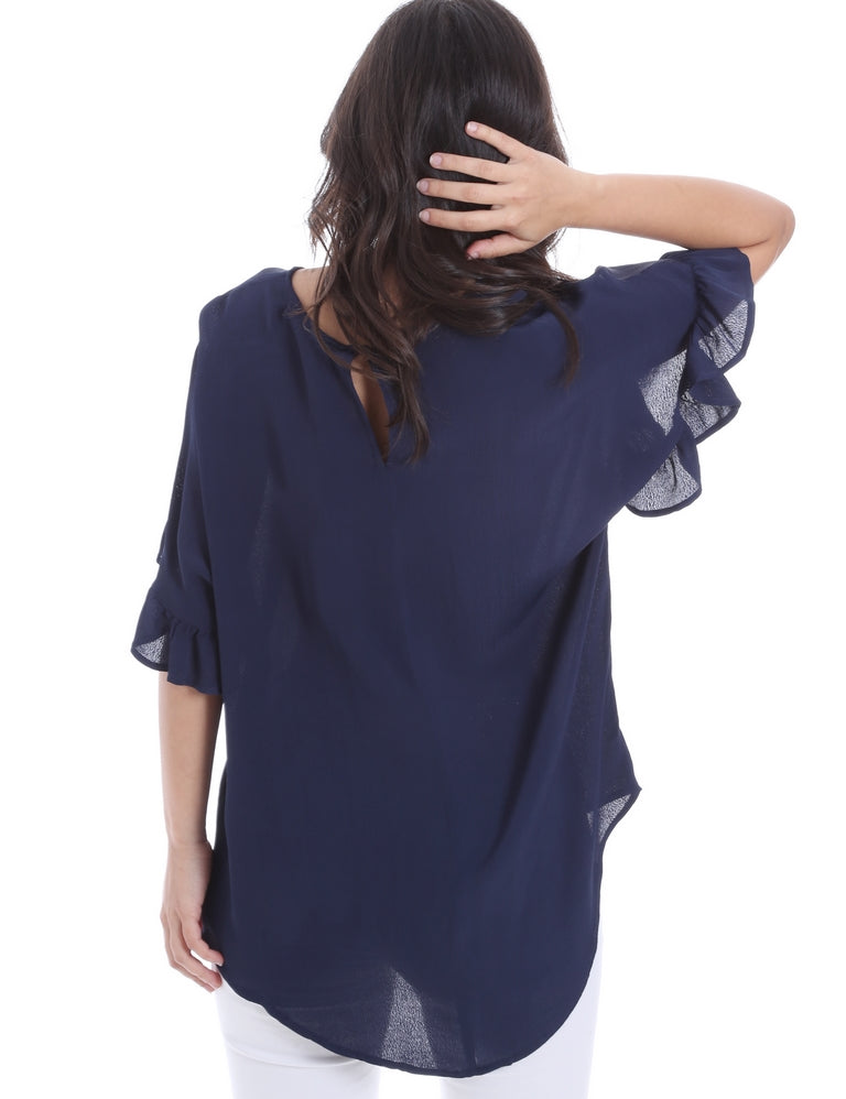 Bluse Blu Gaudi Jeans