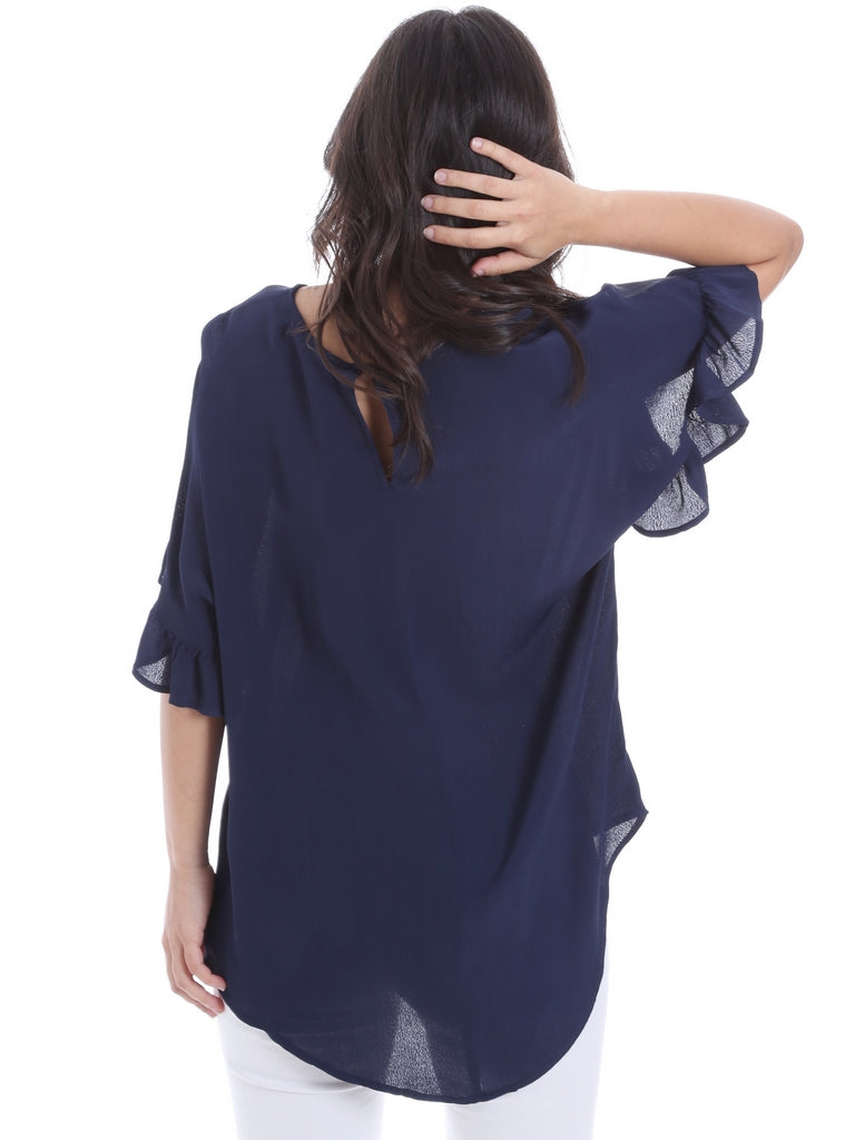 Bluse Blu Gaudi Jeans