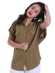 Camicie Verde Gaudi Jeans