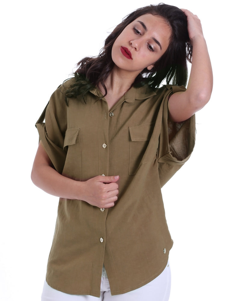 Camicie Verde Gaudi Jeans