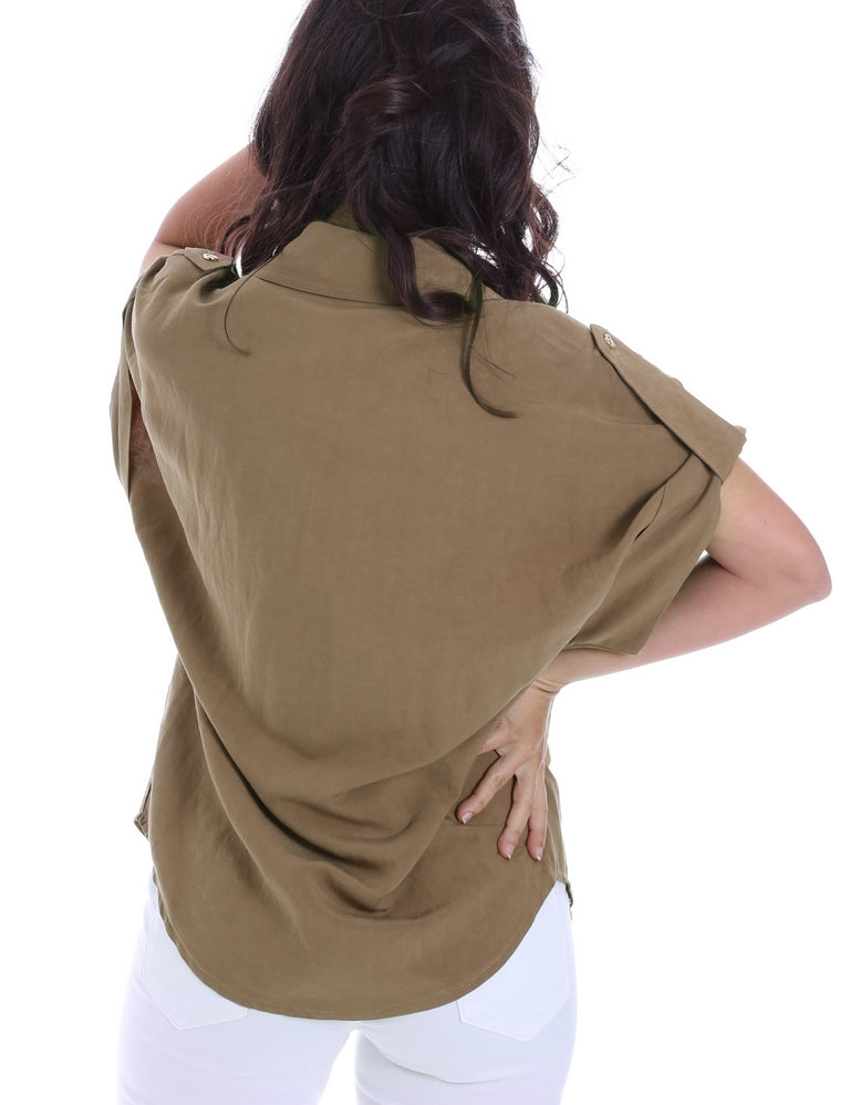 Camicie Verde Gaudi Jeans