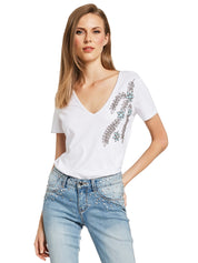 T-shirt Bianco Gaudi Jeans
