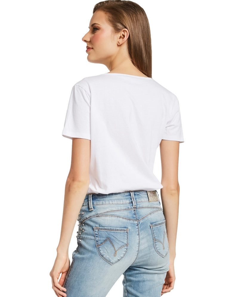 T-shirt Bianco Gaudi Jeans