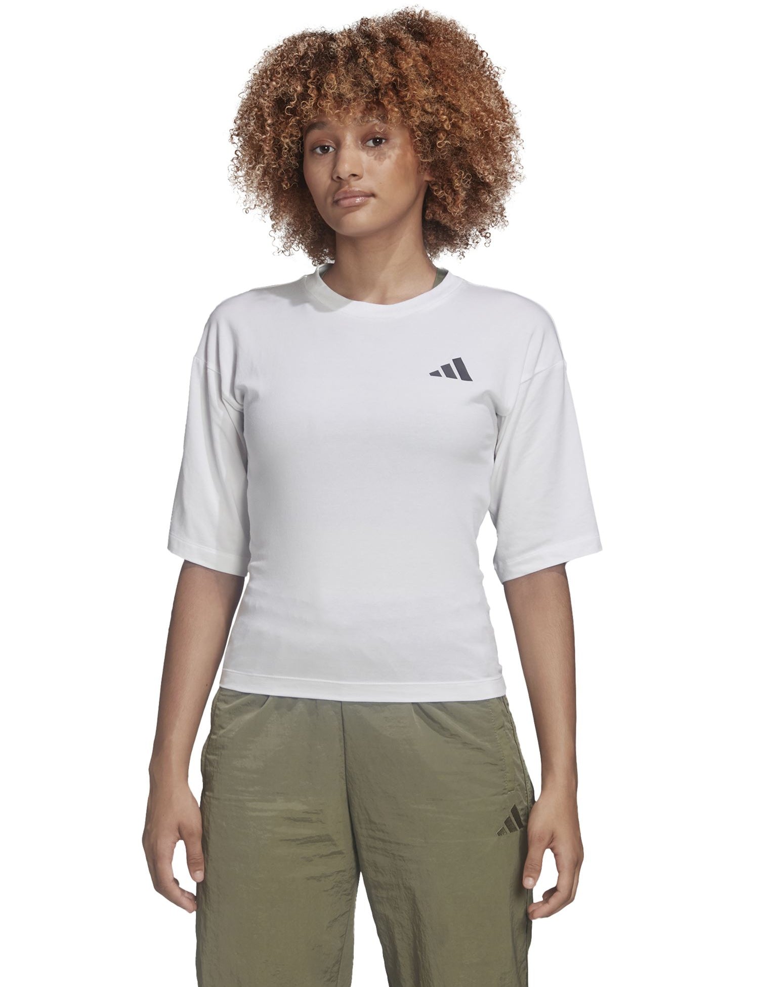 T-shirt Bianco Adidas Performance