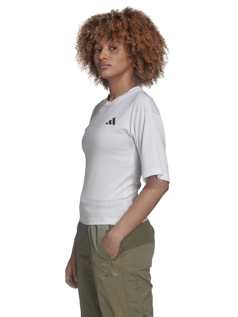 T-shirt Bianco Adidas Performance