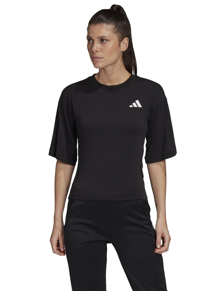 T-shirt Nero Adidas Performance