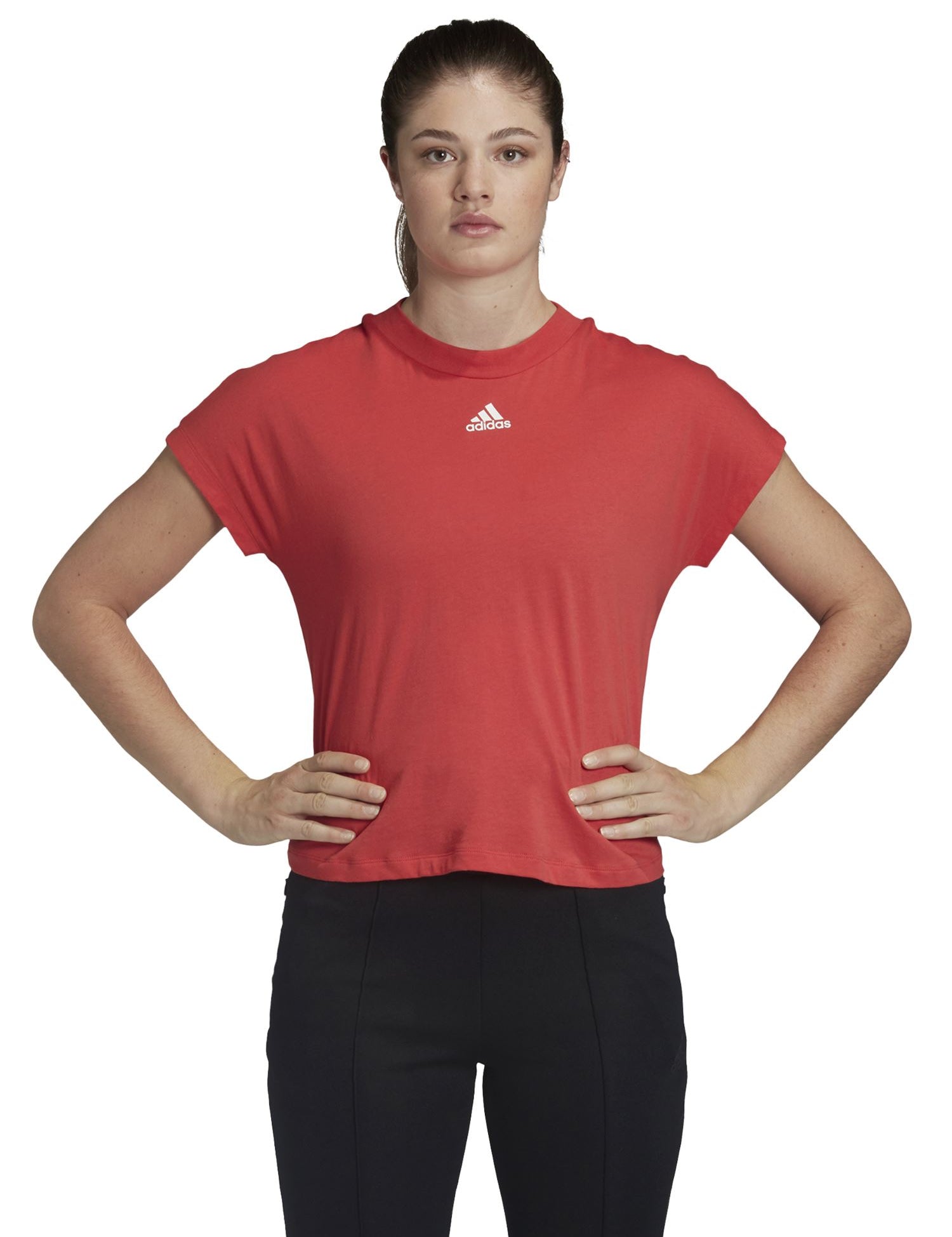 T-shirt Rosso Adidas Performance