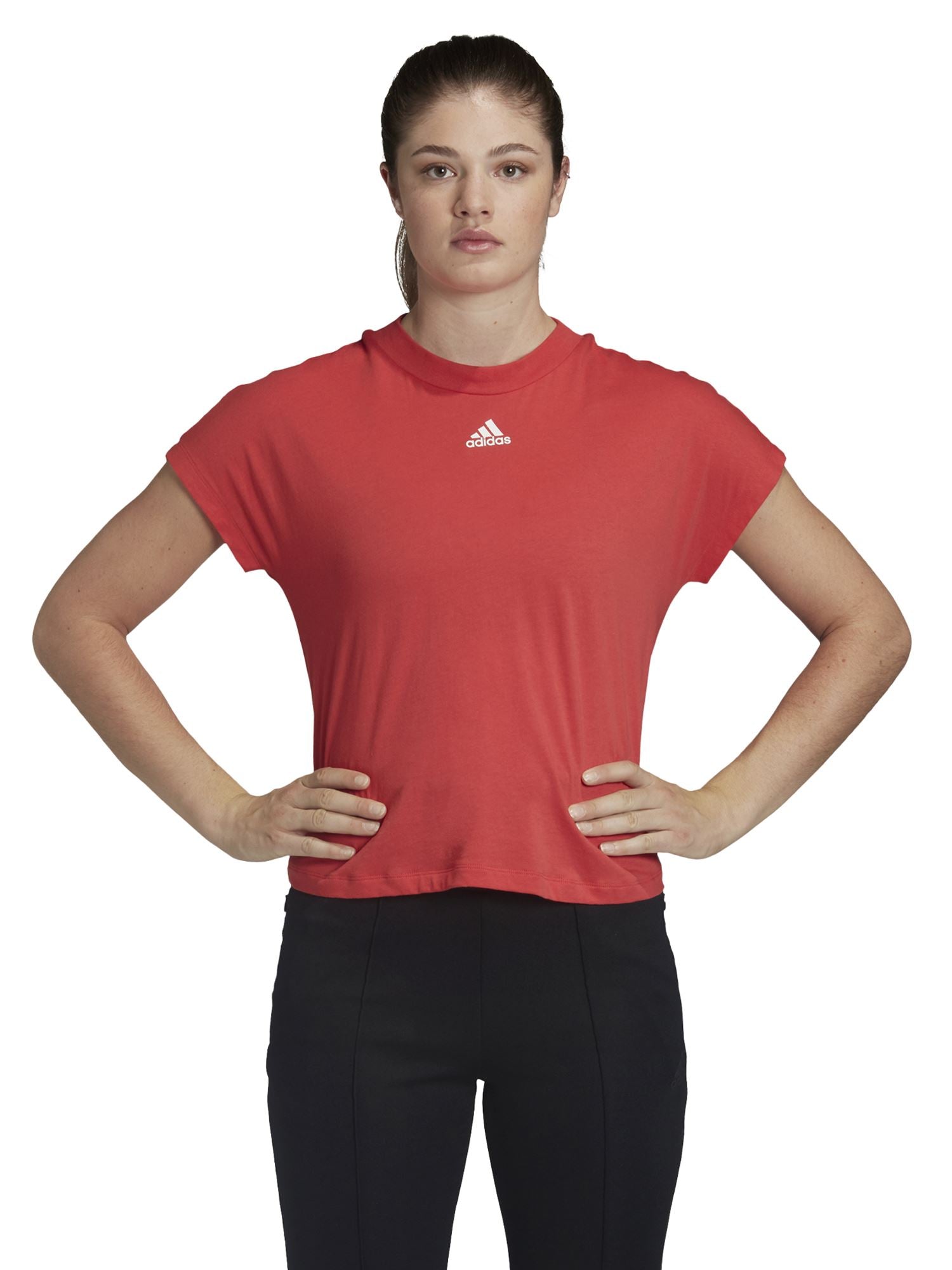 T-shirt Rosso Adidas Performance