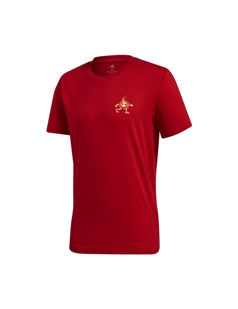 T-shirt Rosso Adidas Performance