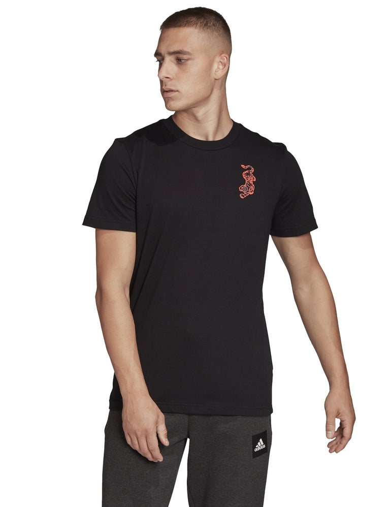 T-shirt Nero Adidas Performance