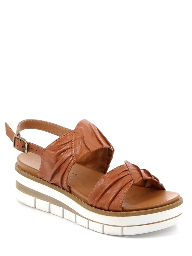 Sandali zeppa Marrone Grunland