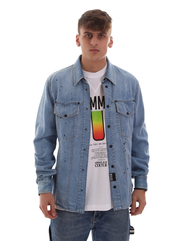 Camicie Blu Versace Jeans