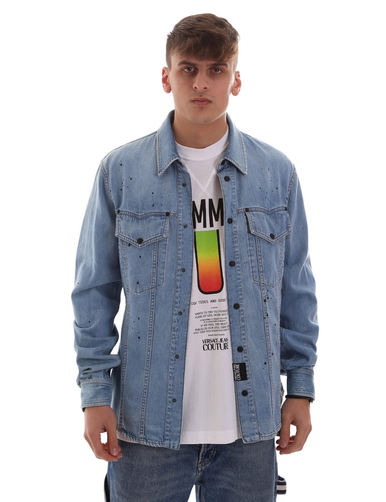 Camicie Blu Versace Jeans