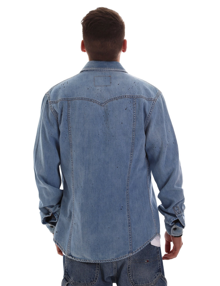 Camicie Blu Versace Jeans