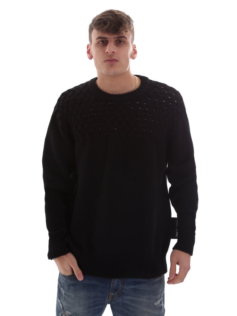 Maglioncini Nero Versace Jeans