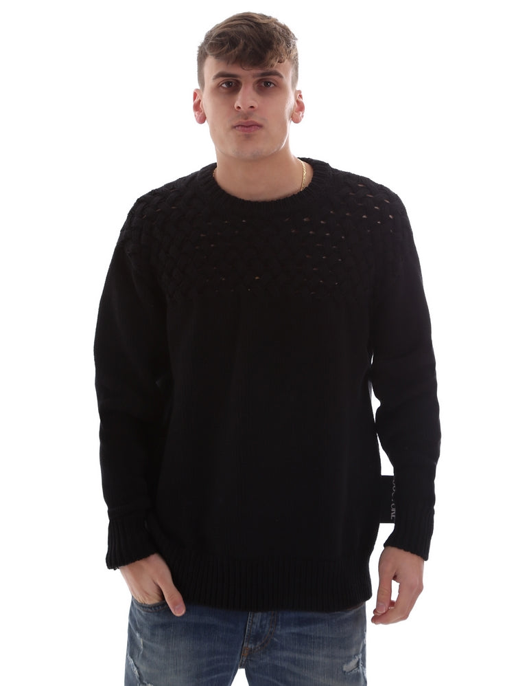 Maglioncini Nero Versace Jeans