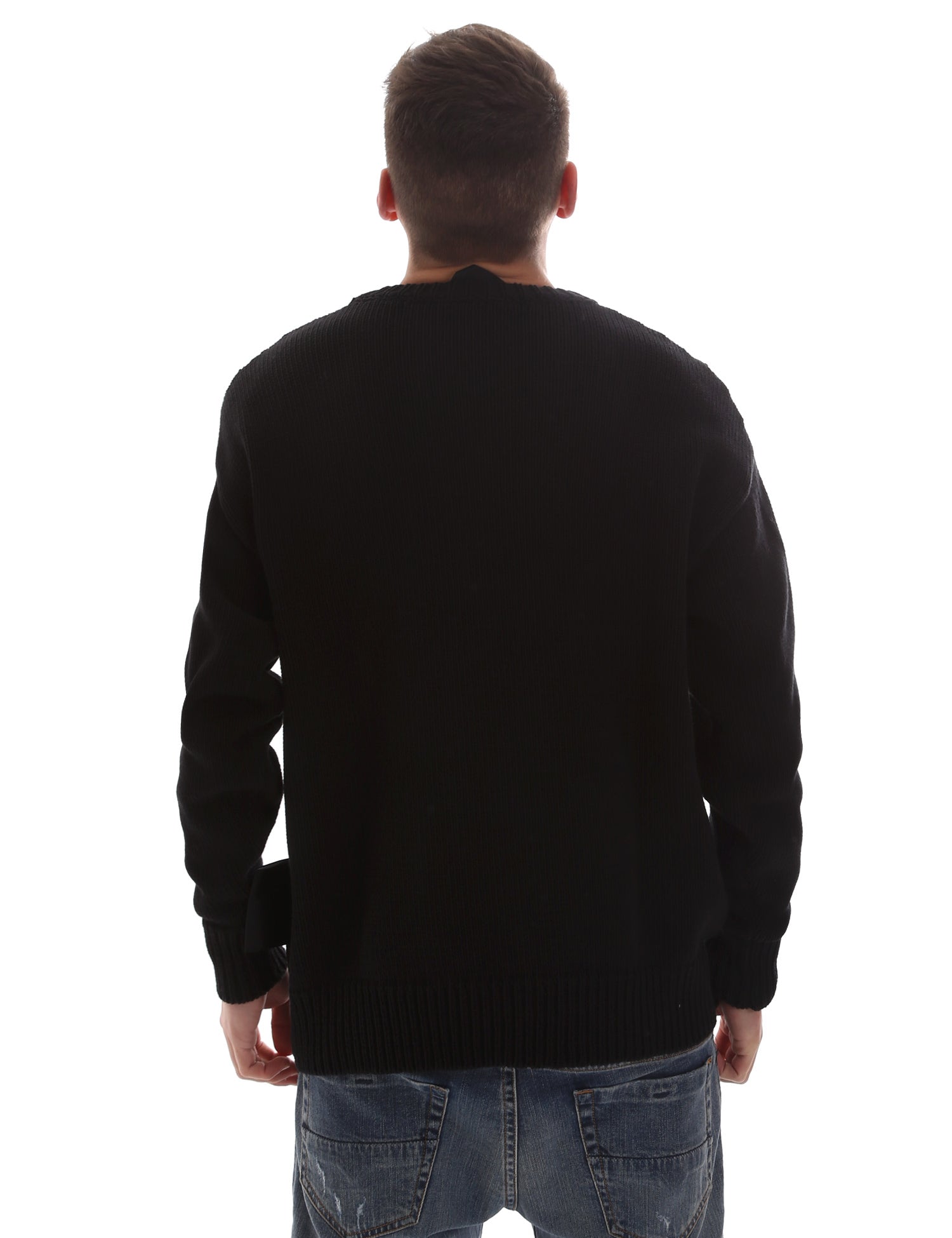 Maglioncini Nero Versace Jeans