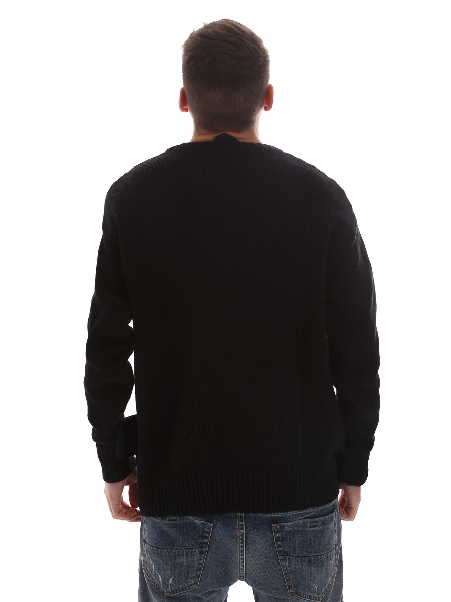 Maglioncini Nero Versace Jeans