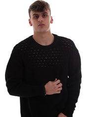 Maglioncini Nero Versace Jeans