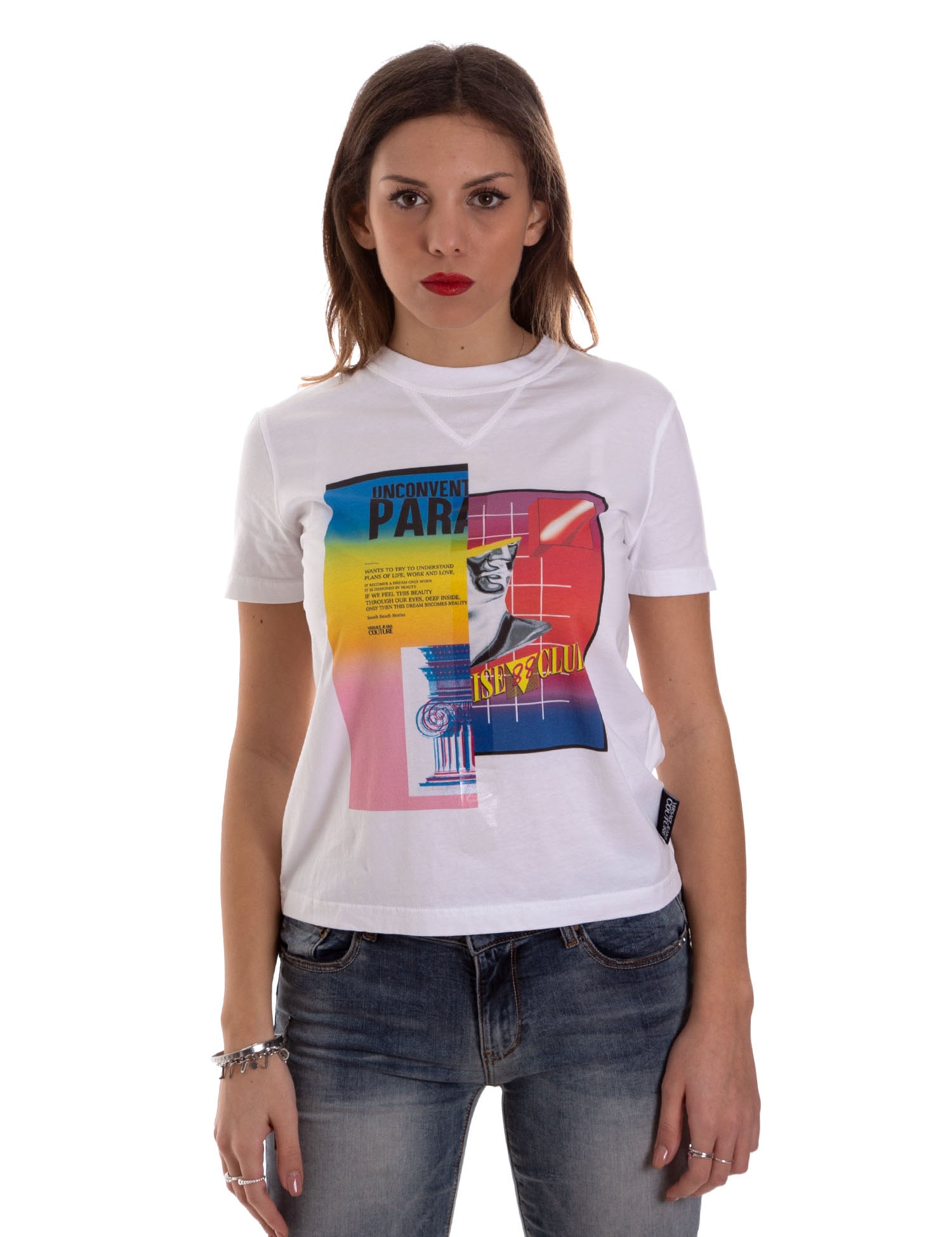 T-shirt Bianco Versace Jeans