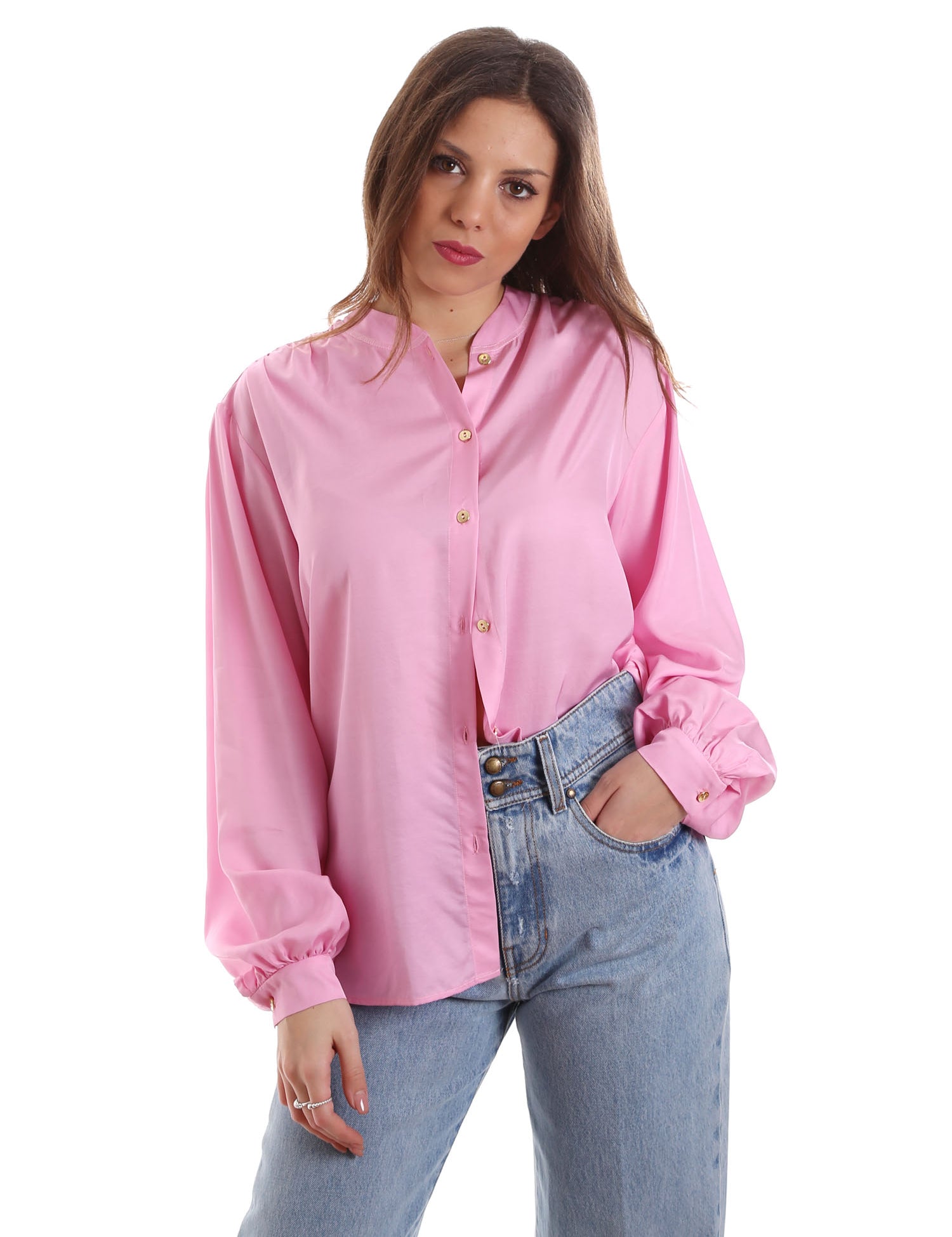 Camicie Rosa Versace Jeans