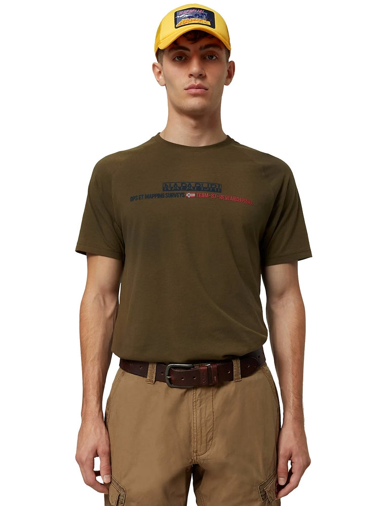 T-shirt Verde Napapijri