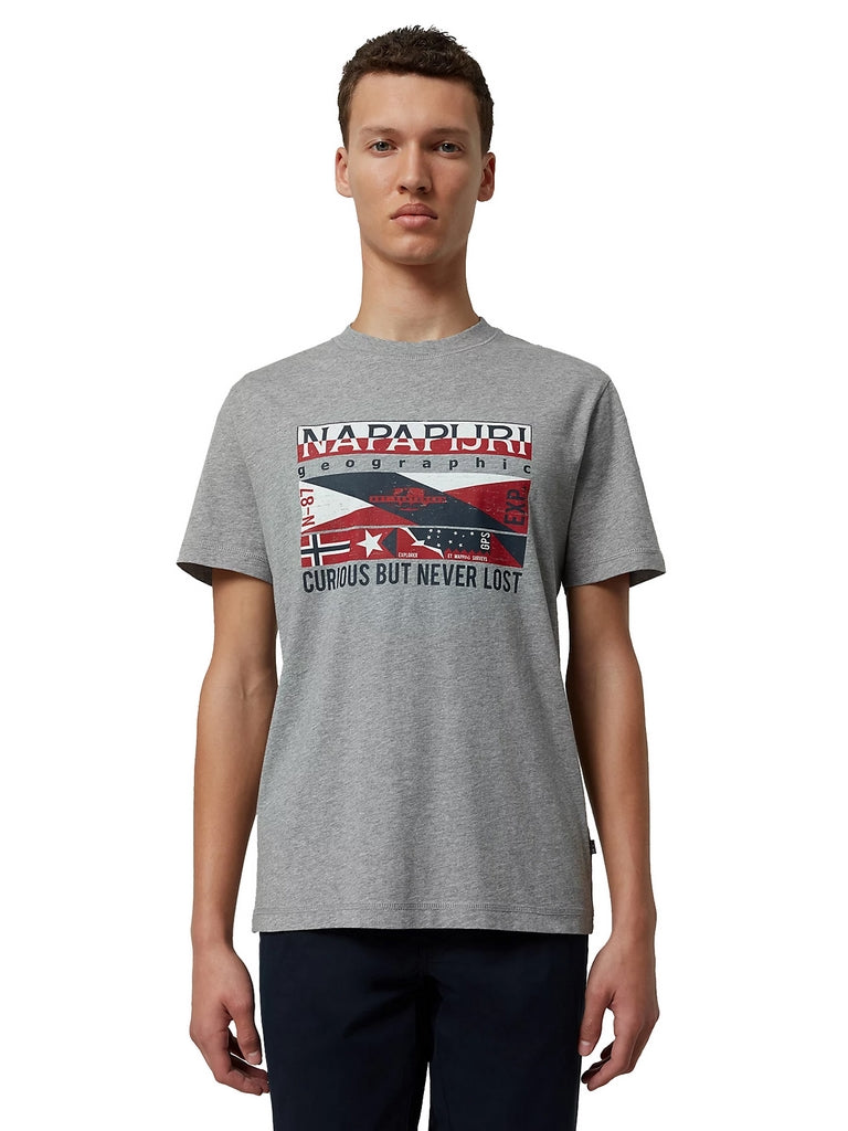 T-shirt Grigio Napapijri