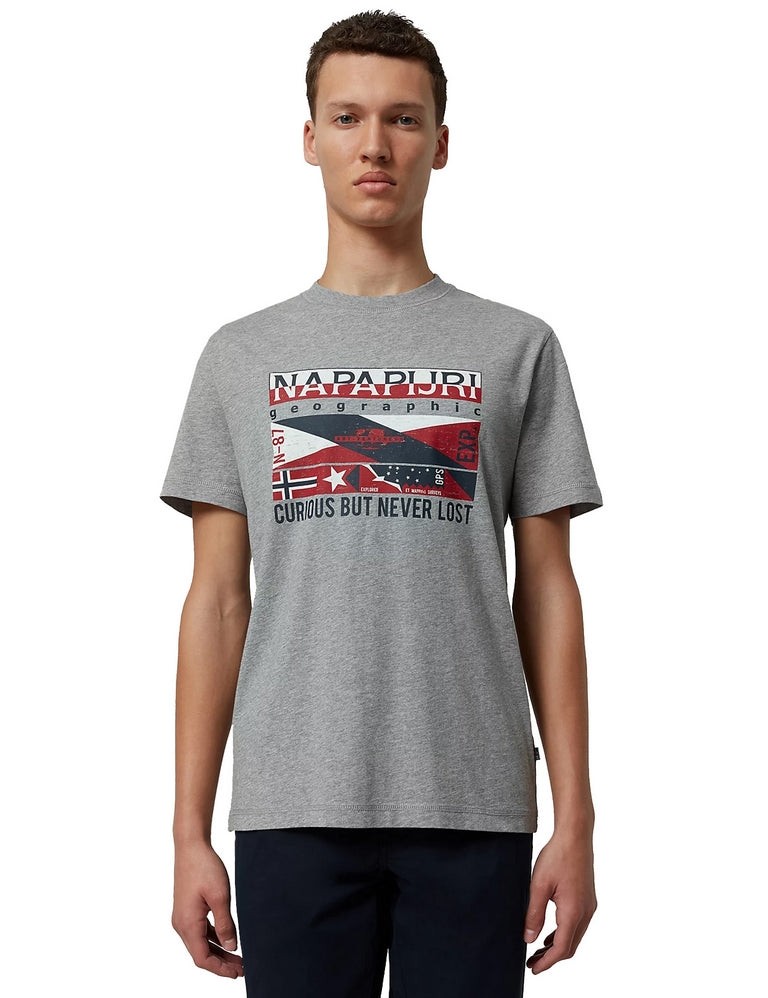 T-shirt Grigio Napapijri