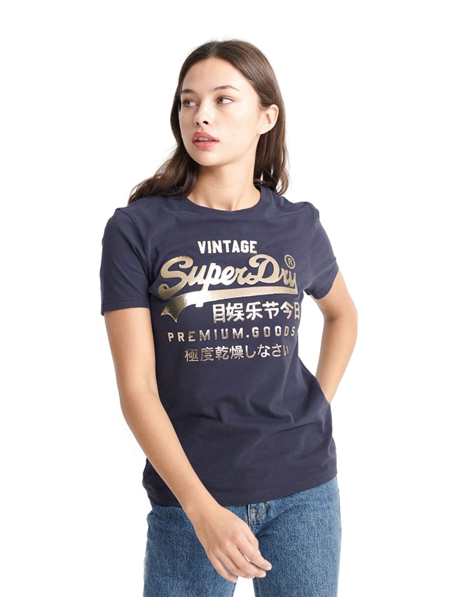 T-shirt Blu Superdry