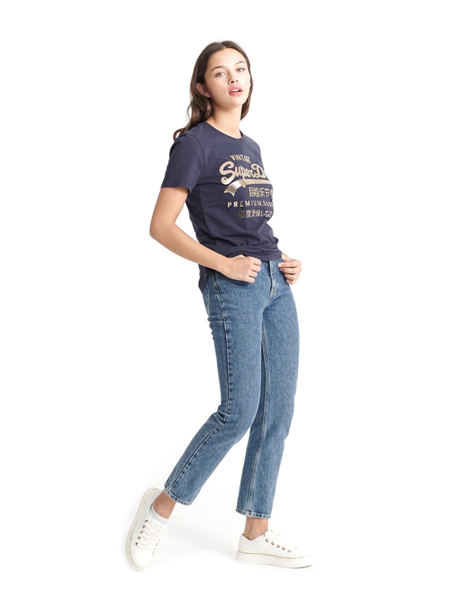 T-shirt Blu Superdry