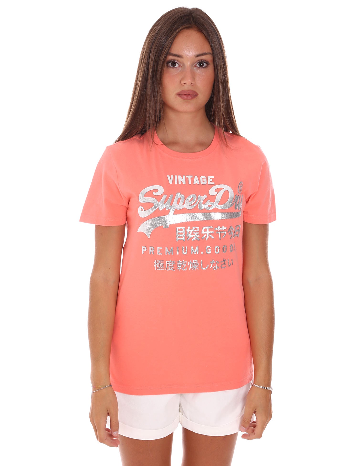 T-shirt Arancio Superdry