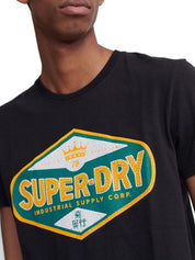 T-shirt Nero Superdry