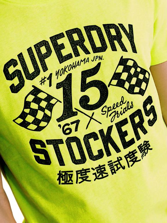 T-shirt Giallo Superdry