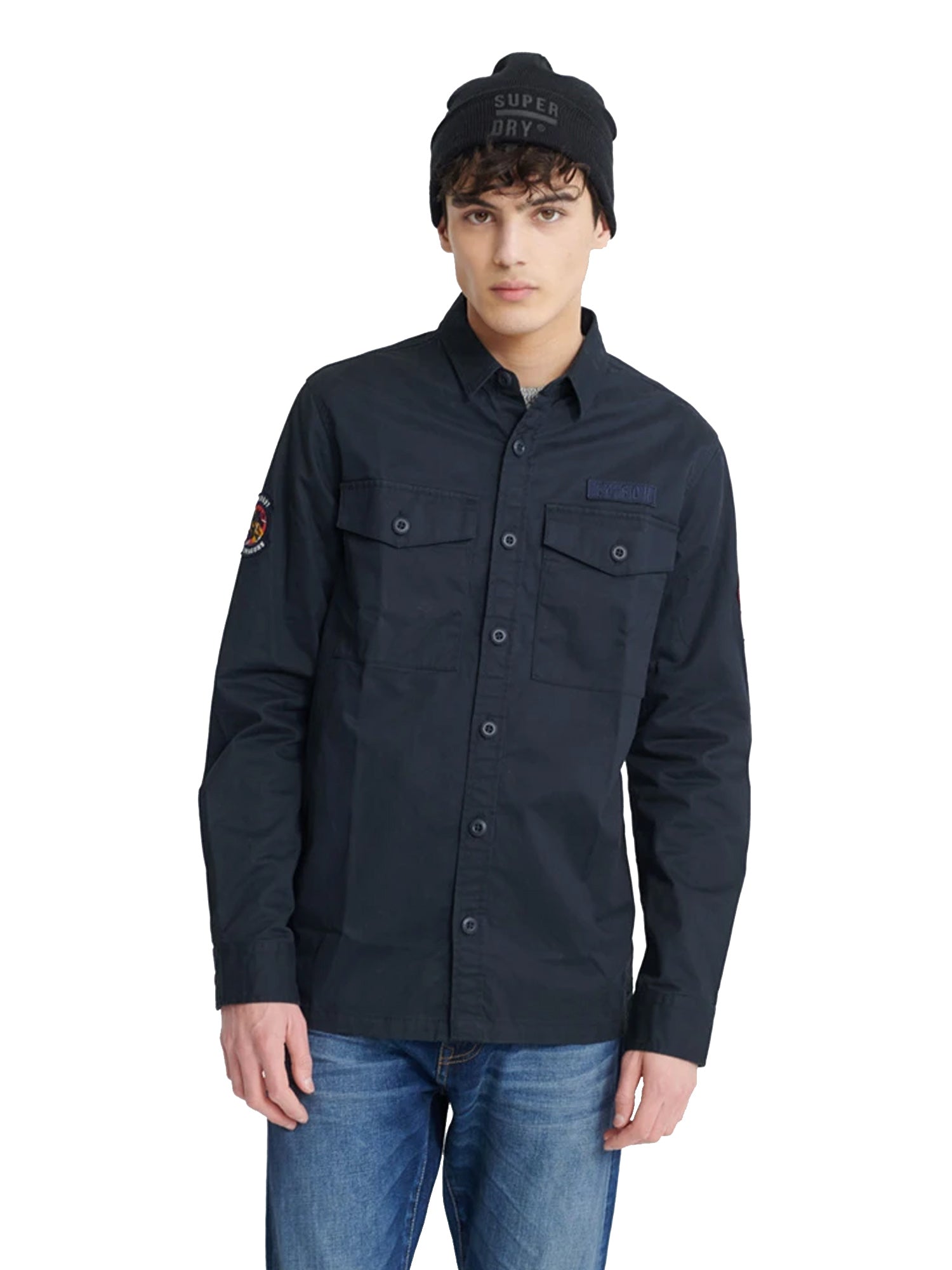 Camicie Blu Superdry