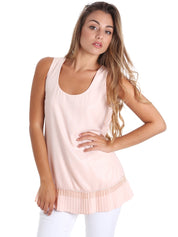 Top e canotte Rosa Fracomina