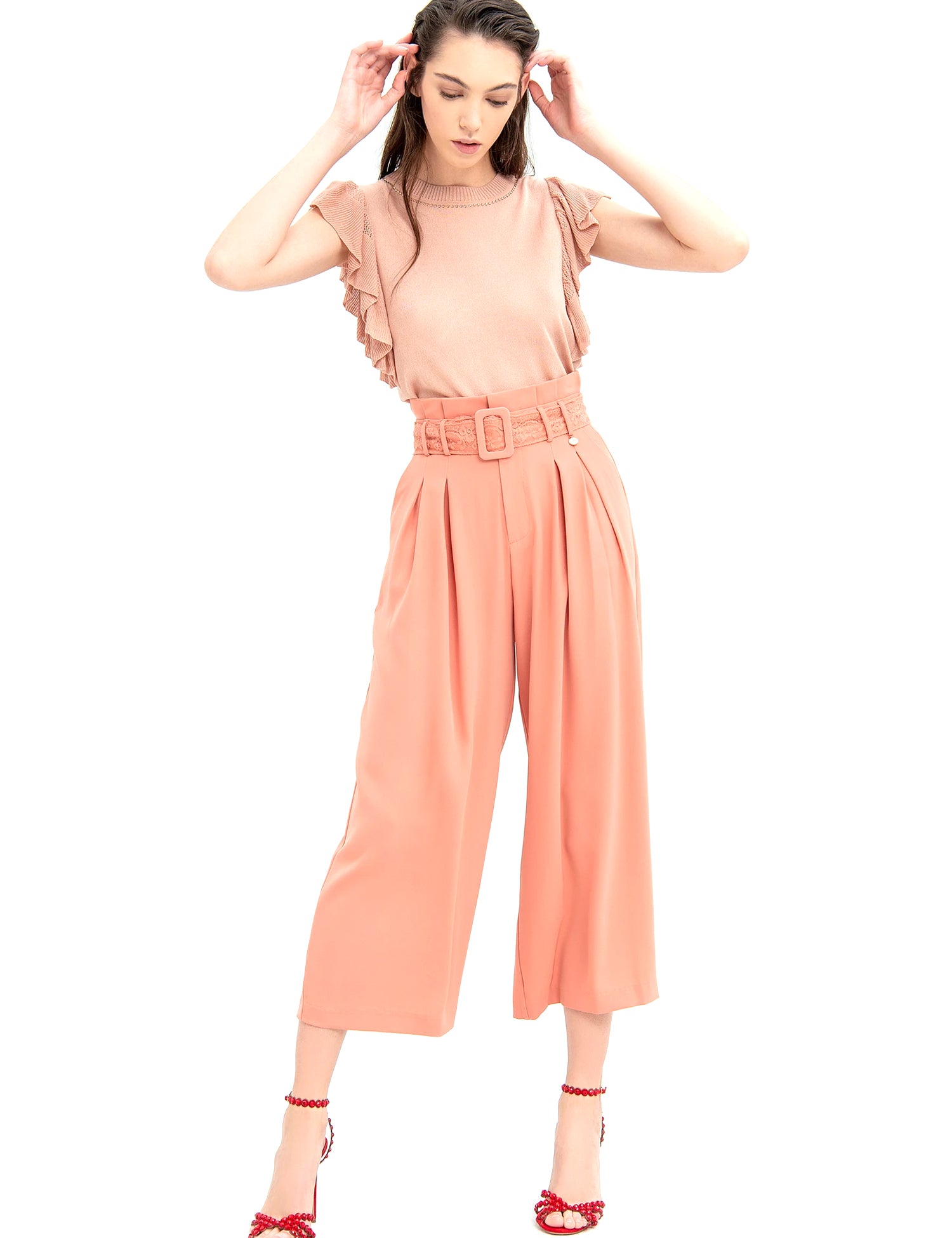 Pantaloni Rosa Fracomina